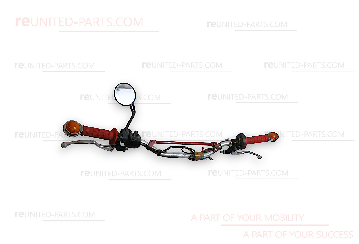 Lenker komplett mit Kupplungs- und Bremshebel, Bedienelemente | KTM Twin Shock 125 – 420 , 1976 - 1982