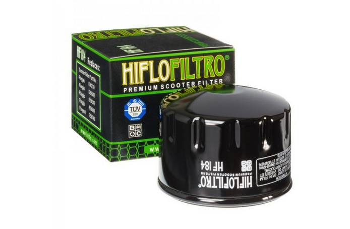Ölfilter Hiflo HF 184, Piaggio, Aprilia, Peugeot, etc.
