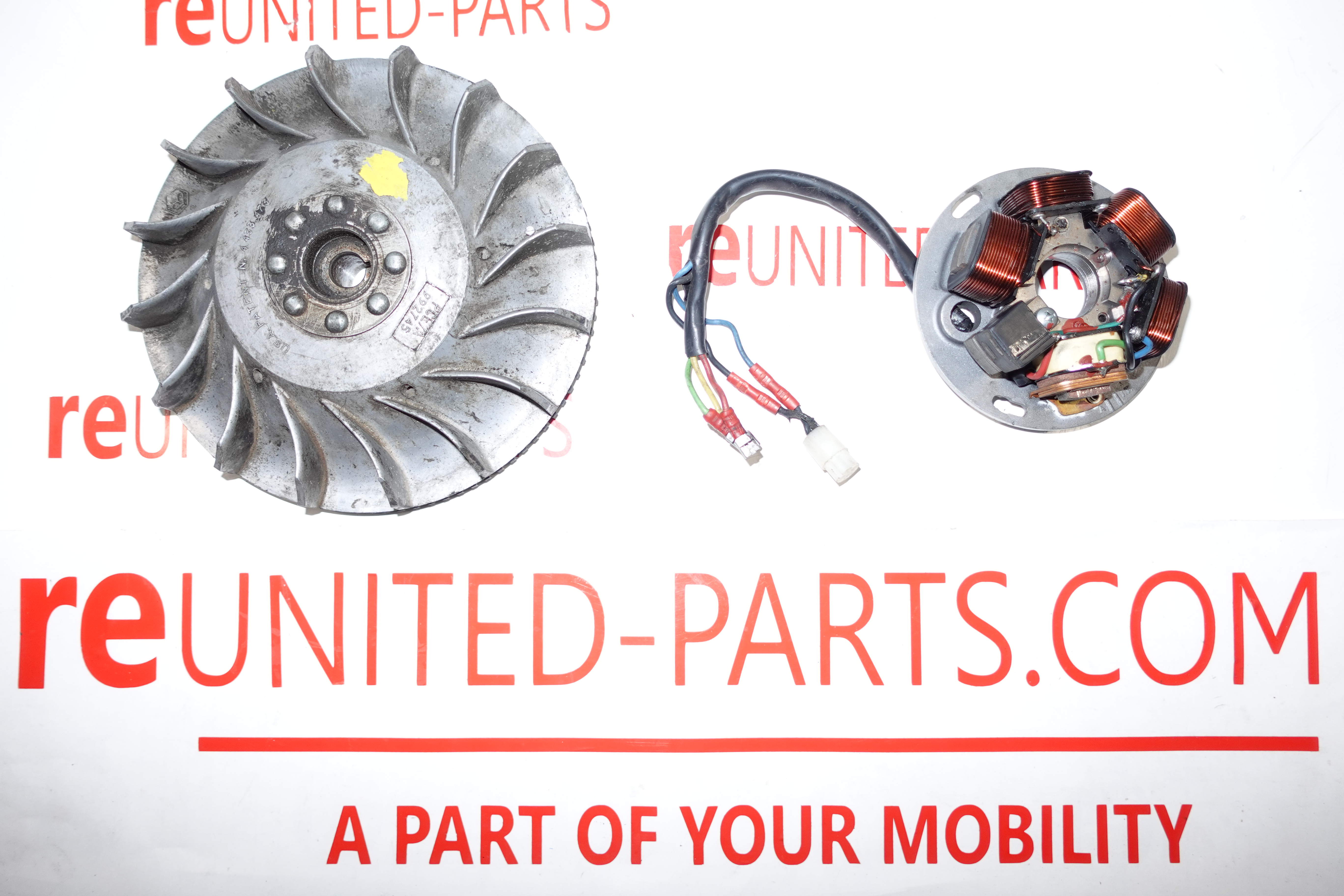 Vespa Piaggio PX, Cosa 200 | Polrad mit Elestart, Zahnkranz, original