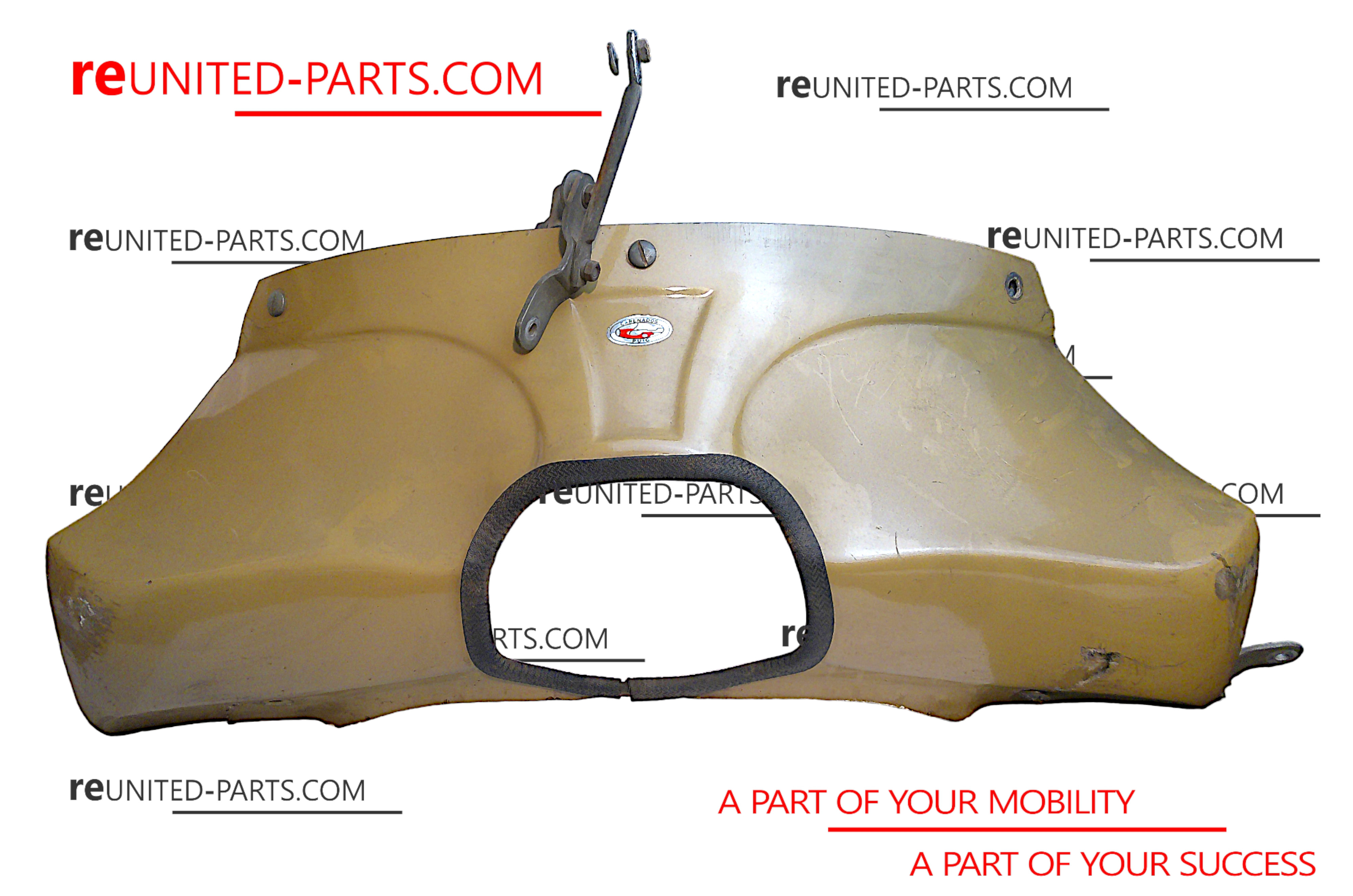 Frontschild, Scheinwerferverkleidung, braun | Motovespa 160 GT